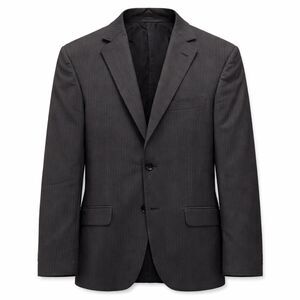 💼 Z Zegna "City" Fit Pinstripe Blazer - 48R - Virgin Wool